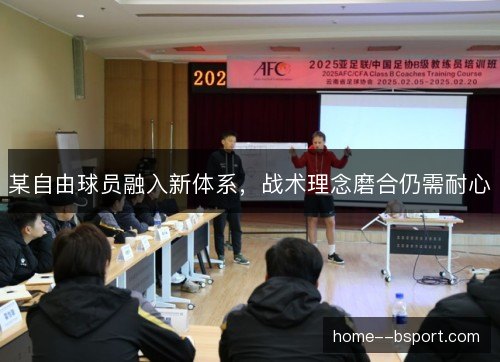 某自由球员融入新体系,战术理念磨合仍需耐心 某自由球员融入新体系,战术理念磨合仍需耐心
